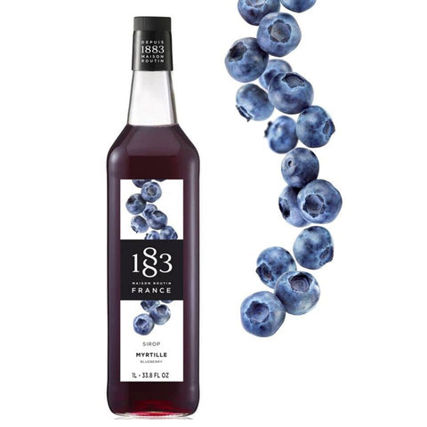 1883 Maison Routin Blueberry Syrup - 1 Litre (Glass Bottle)