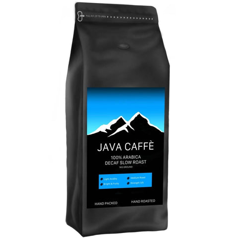 Java Caffe Decaf Slow Roast Ground Coffee (1kg)
