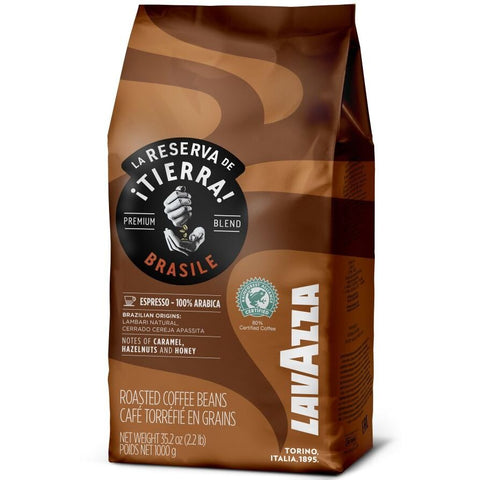 Lavazza, Espresso Maestro, Café En Grains, Avec Notes Aromatiques De Fruits  Secs Et De Chocolat, 100% Biologique Et Certifié Rainforest Alliance