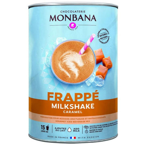Monbana Caramel Milkshake / Frappe Powder - 1kg Tin