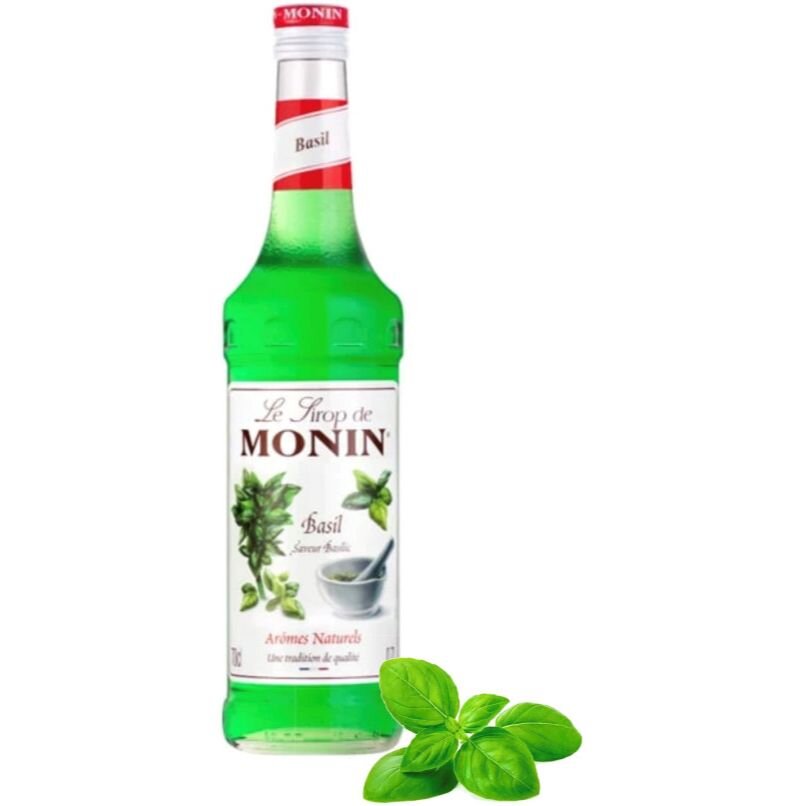 Monin Basil Syrup | 70cl Bottle | A1 Coffee