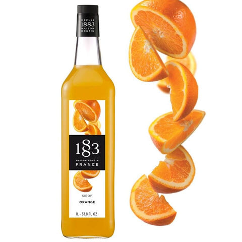 1883 Maison Routin Orange Syrup - 1 Litre (Glass Bottle)