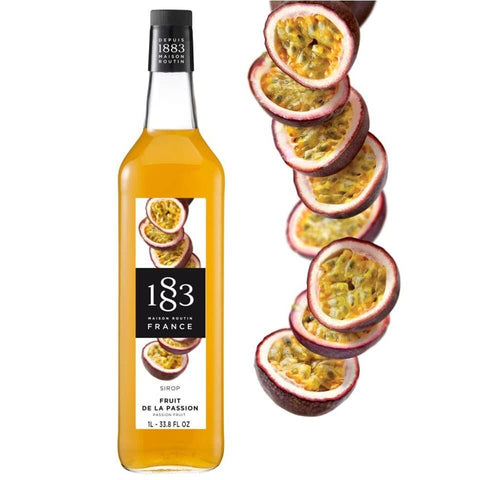 1883 Maison Routin Passionfruit Syrup - 1 Litre (Glass Bottle)