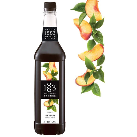 Routin 1883 Peach Iced Tea Syrup - 1 Litre (Plastic Bottle)