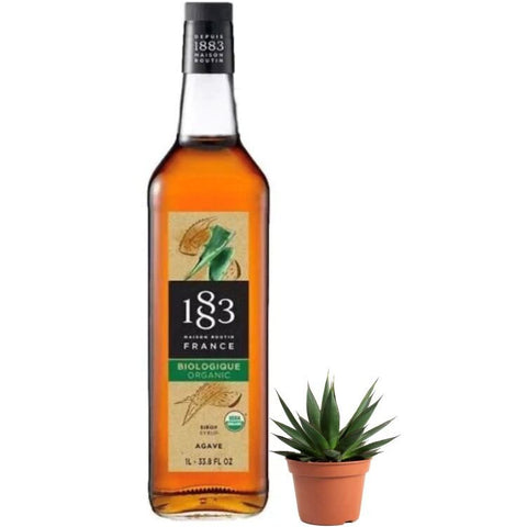 1883 Maison Routin Agave Organic Syrup - 1 Litre (Glass Bottle)