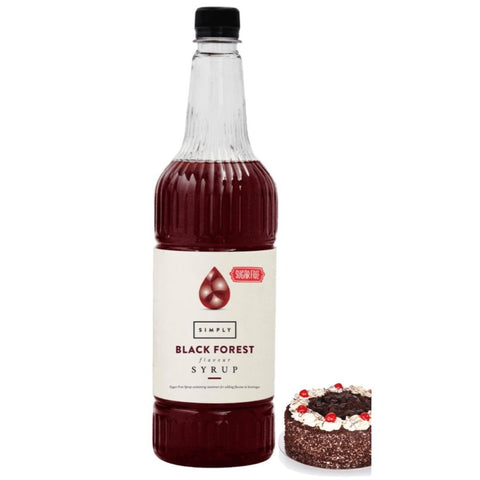 Simply Black Forest Sugar Free Syrup (1 Litre)