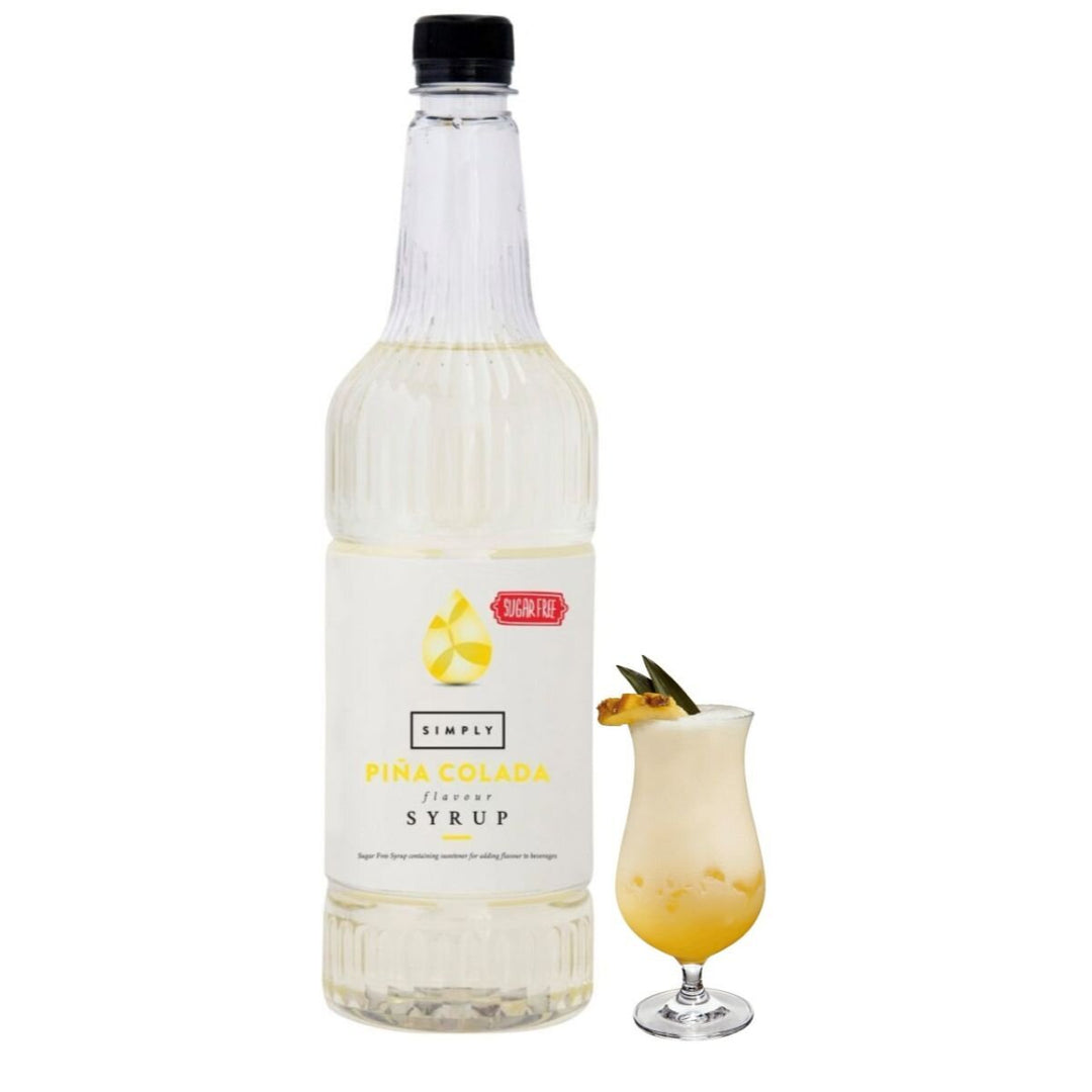 Simply Sugar Free Pina Colada Flavour Syrup 1 Litre A1 Coffee