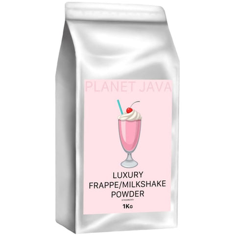 Planet Java Strawberry Frappe / Milkshake Mix (1Kg)
