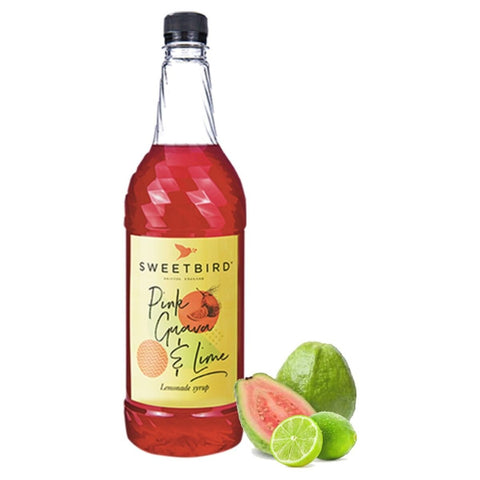 Sweetbird Pink Guava & Lime Lemonade Syrup (1 Litre)