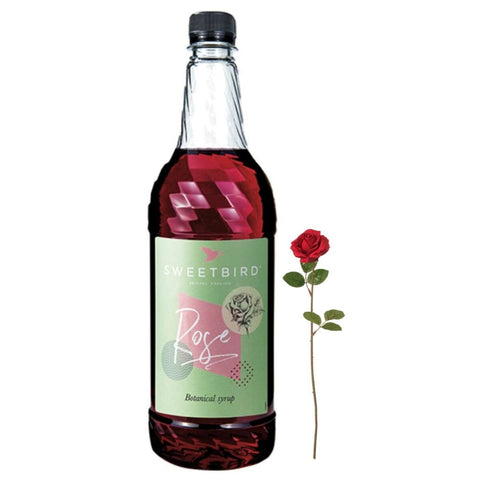 Sweetbird Rose Botanical Syrup (1 Litre)