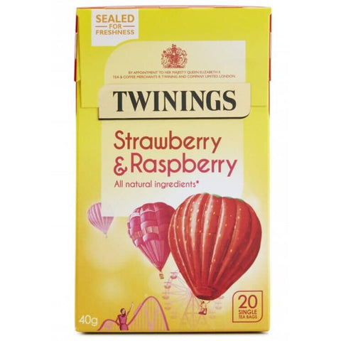 Twinings Strawberry & Raspberry Tea bags (20)