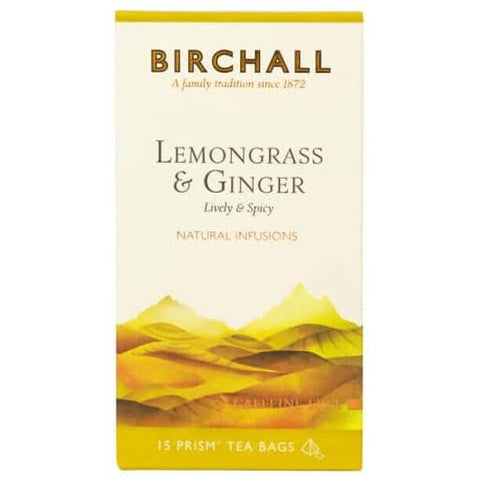 Birchall Lemongrass & Ginger Prism Tea bags (15)