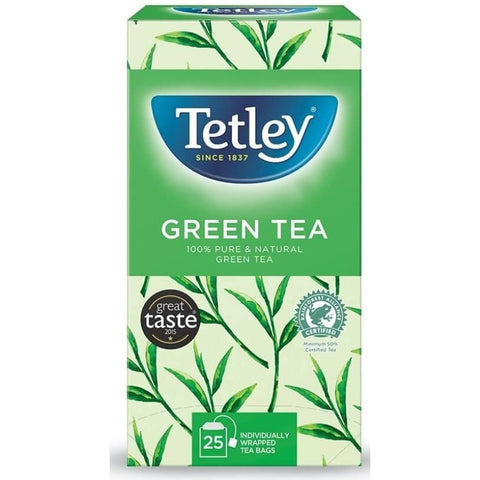 Tetley Green Tea Envelope Tea bags (25)