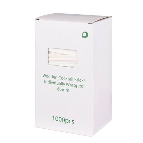 Wood Paper Wrapped Toothpicks (1000)