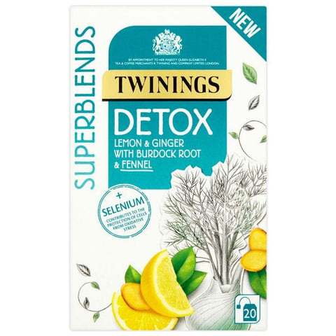 Twinings Superblends Detox String & Tag Tea bags (20)