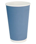16oz Blue Signature Ripple Cups