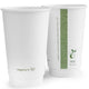 16oz Vegware White Double Wall Cups