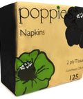 2 Ply Napkin - Black 33x33cm