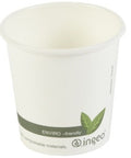 4oz Compostable White PLA Cups