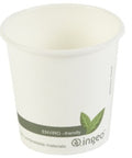 4oz Compostable White PLA Cups