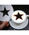 5 Pointed Star Latte Art Coffee Stencil
