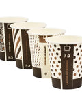 8oz Mixed Design Bamboo Compostable Single Wall Cups