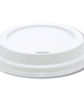 8oz White Sip Lids For Hot Cups