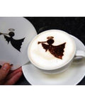 Angel Design Latte Art Coffee Stencil