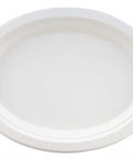 Bagasse Sugarcane Biodegradable Compostable Oval Plate