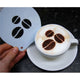Coffee Bean Stencil