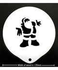 Father Christmas Art Coffee Stencil