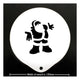 Father Christmas Art Coffee Stencil