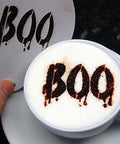 Halloween Coffee Stencil