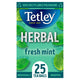 Tetley Herbal Fresh Mint Envelope Tea Bags 25