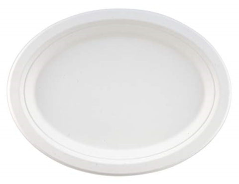 Bagasse Oval Plates