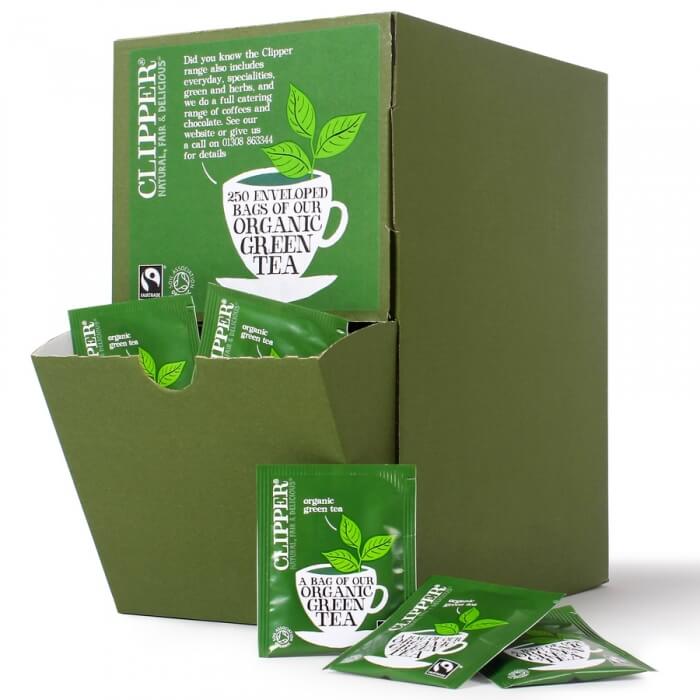 Clipper Organic Green Tea Bags | Box Of 250 | A1 Coffee