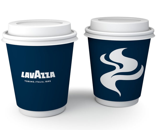 Holland Plastics Original Brand 6 X Lavazza  Coffee/Cappuccino/Latte Mugs-Capacity 10oz: Coffee Cups & Mugs