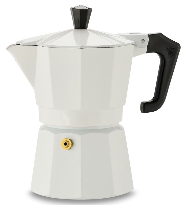 Pezzetti Espresso Maker 3 Pot ItalExpress White Moka Pot A1 Coffee