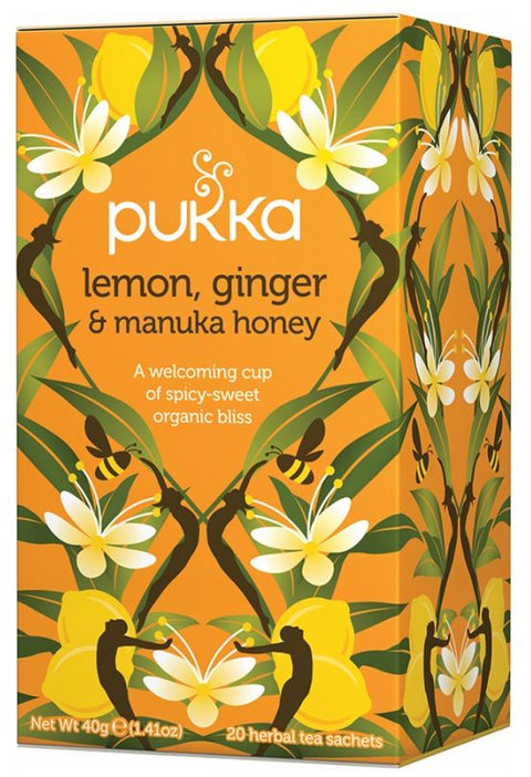 Pukka Lemon Ginger Manuka Honey