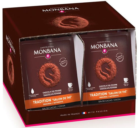 Monbana Salon de The Hot Chocolate Sachets (100 x 25g)