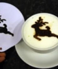 Reindeer Coffee Stencils